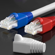 사각부트 통부트 RJ45 보호캡 랜부트 덮개형 100p세트