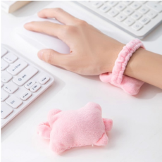 일상담다 마우스 손목 쿠션(그레이 네이비 핑크)