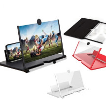 프리미엄 스마트폰 확대스크린 3가지 사이즈 스크린 핸드폰 확대경 캠핑 가정 사무실 학교